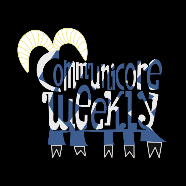 Communicore Weekly Five Legged Goat Logo by communicoreweekly