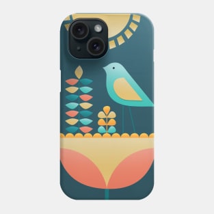 Flower and Bird II Phone Case