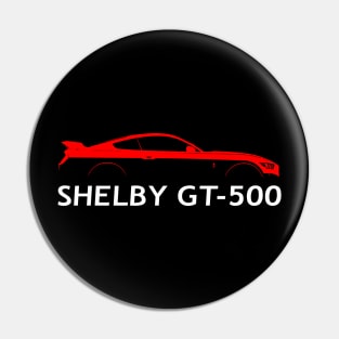 Shelby GT-500 silhouette Pin