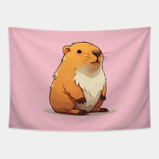 Cute Capybara Tapestry