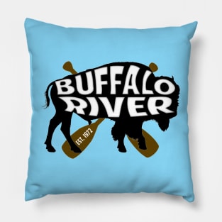 Buffalo National River design Pillow