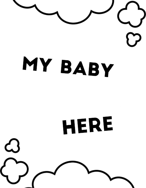 my baby here Kids T-Shirt by LOOKER