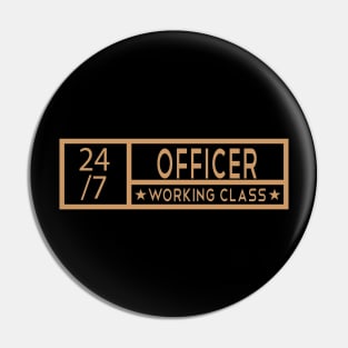 Officer Tittle Job Pin