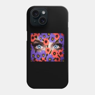 Colorful Flower Eyes Phone Case