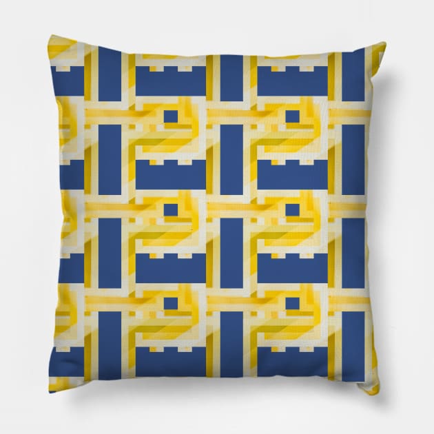 Chain - gold - #1 Pillow by wagnerps