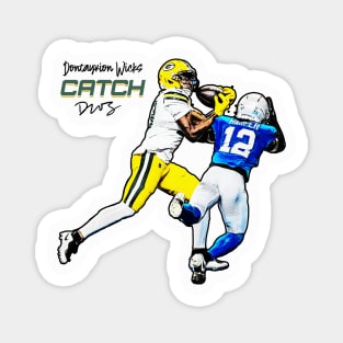 Dontayvion Wicks Catch Green Bay Packers vs Lions Detroit Magnet