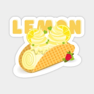 I love ice cream a waffle lot | Lemon Ice Cream Flavor | Ice Cream Lovers | Sundae Lovers | Sweet Summer Treat | Sweet Tooth Magnet