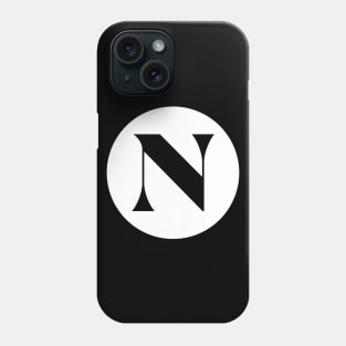 N (Letter Initial Monogram) Phone Case