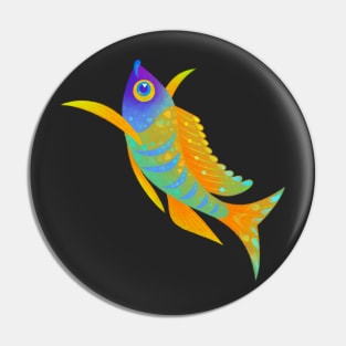 Sunshine peacock Pin