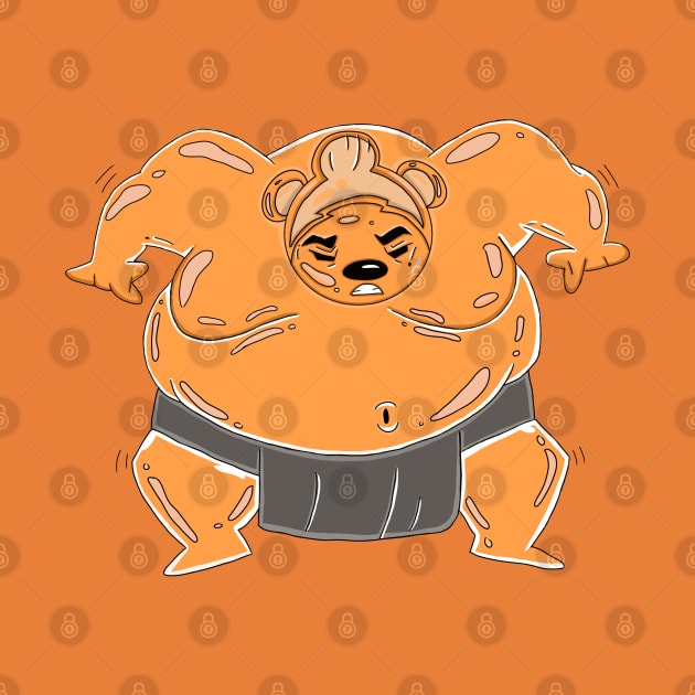 Sumo Gummy Bear by garciajey