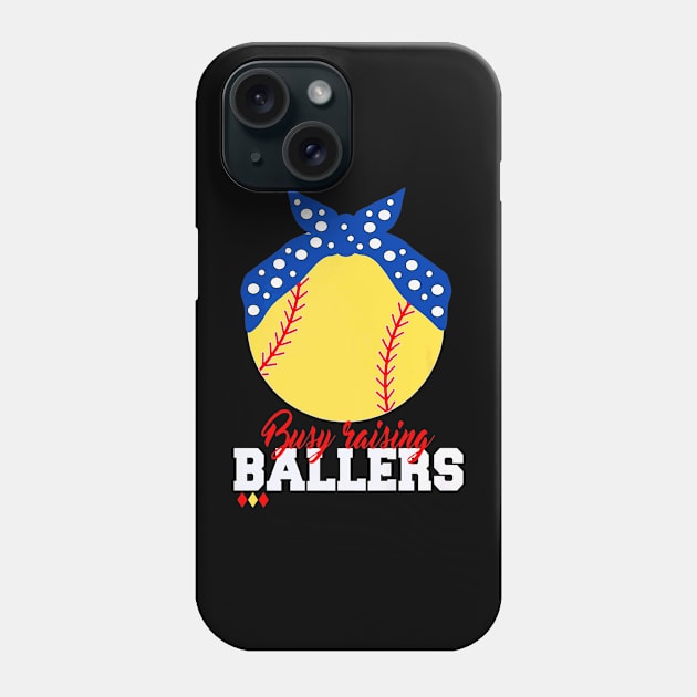 Raising Ballers Softball Player Phone Case by Magic Ball