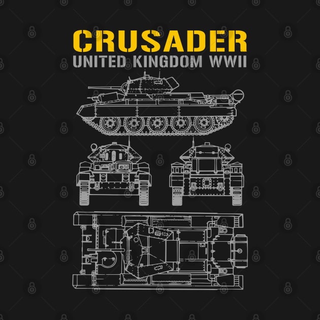 Crusader Tank (MK VI) WWII by Mandra