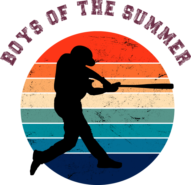 Boys of the Summer Kids T-Shirt by DavidIWilliams