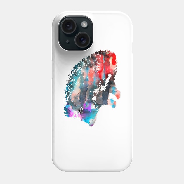 Hedgehog Phone Case by RosaliArt