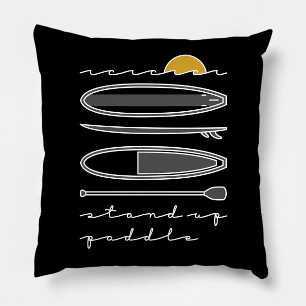 Stand up Paddle Pillow by quilimo