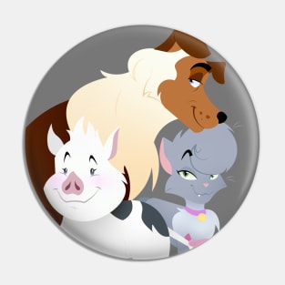 Horseland - Teeny, Shep, Angora Pin