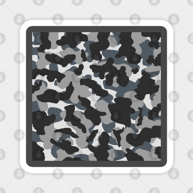 Camouflage, Camo, Camou, Military, Muster Magnet by tomsacrylicart