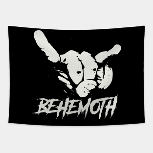 behemoth horn sign Tapestry