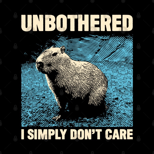 Unbothered Capybara by giovanniiiii