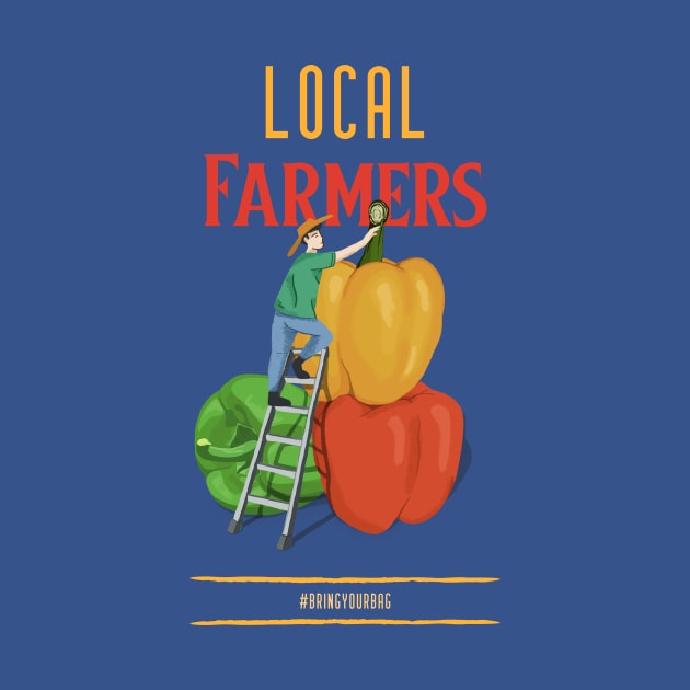 Farmers Market Buy Local  Small Farmer by Tip Top Tee's