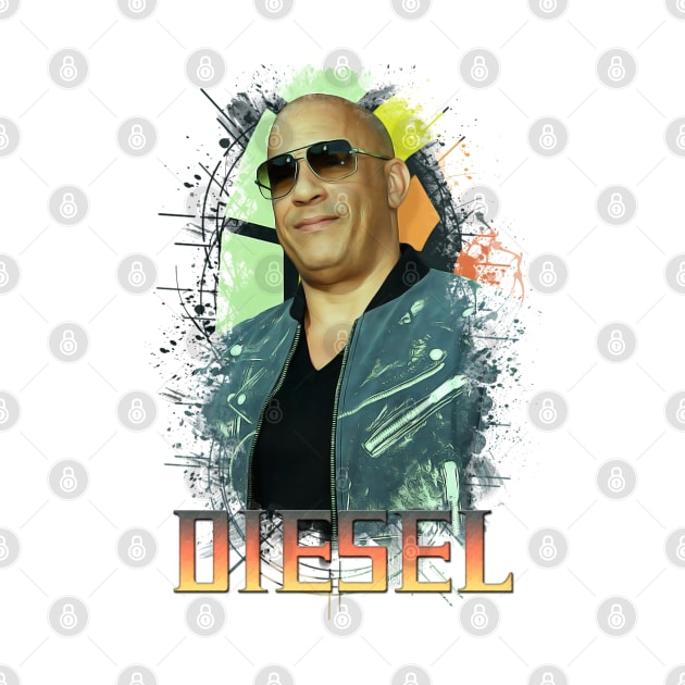 Vin Diesel / High Quality Digital Art Print - 117211234 by Semenov