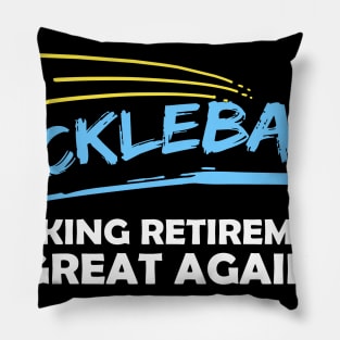 Retirement Great Again Pickleball Gift Pickleball Print Pillow