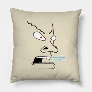 Beavis Feeling Threatened Pillow