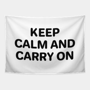 Keep calm and carry on Tapestry