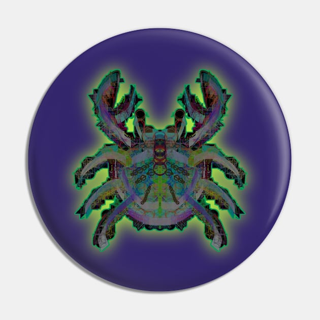 Cancer 1c Eggplant Pin by Boogie 72