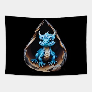 Blue Dragon Tapestry