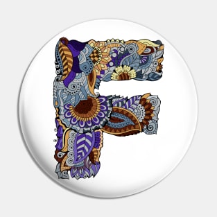 Letter F Pin