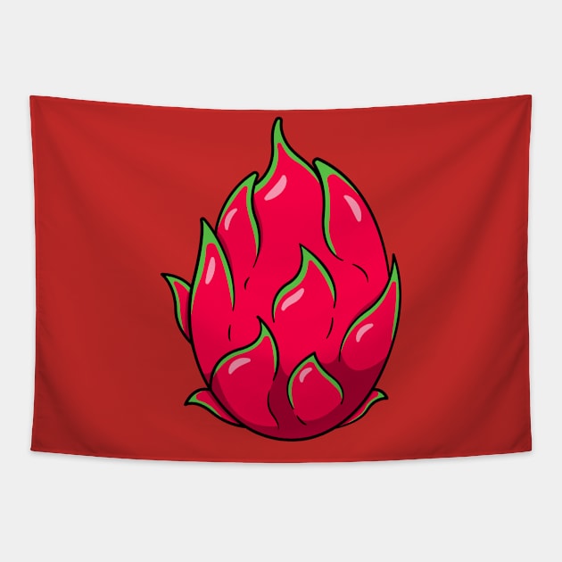 Dragon Fruit Tapestry by KH Studio