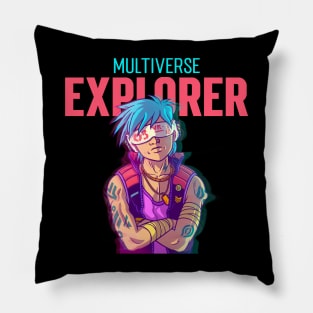 "Multiverse Explorer" - 4 of 6 Pillow