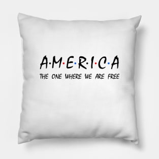 4th of July Pillow