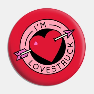 I'm Lovestruck | Cute Valentine Badge Pin