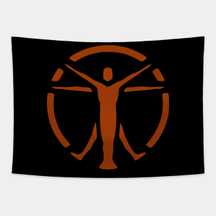 The Institute orange logo Fallout 4 Tapestry