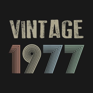 Vintage 1977 42nd Birthday Gift idea Men Women T-Shirt