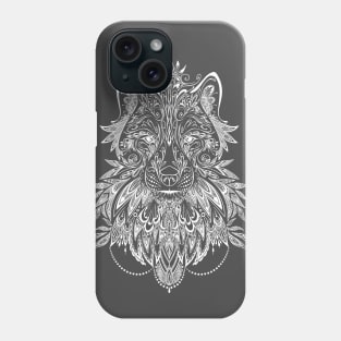 Wolf Mandala Phone Case