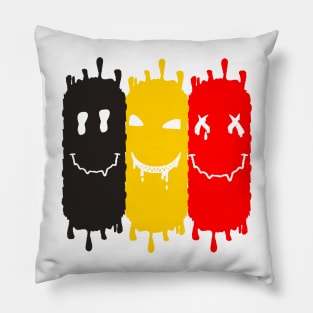 Funny Horror Belgium Art Pillow