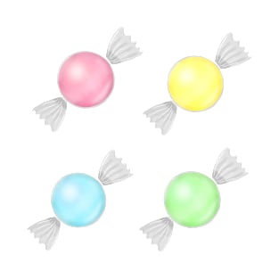 Colorful cute candies sticker pack T-Shirt