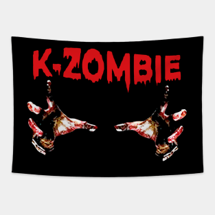 korean zombie Warrior Tapestry