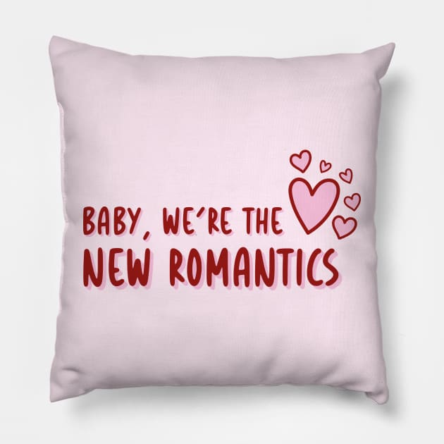 new romantics Pillow by Venus Print