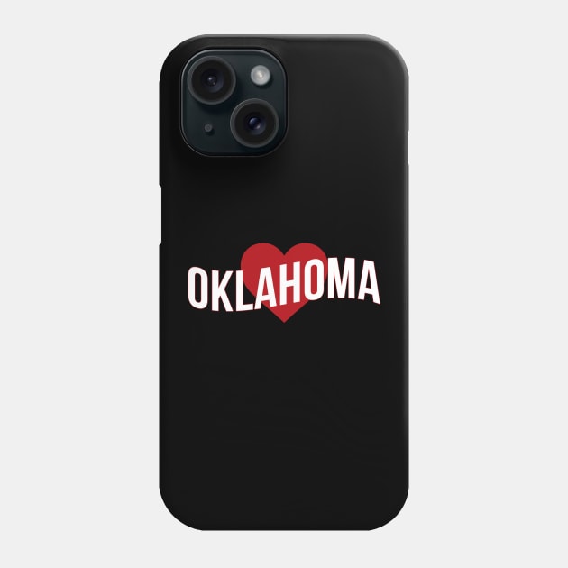 Oklahoma Love Phone Case by Novel_Designs