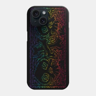 skull and bones pride scribble Phone Case