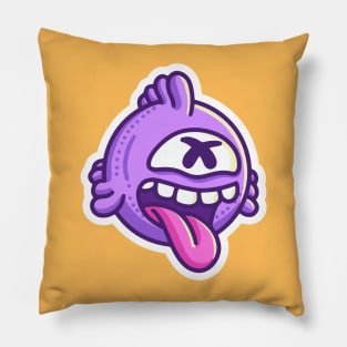 Cute Monster Head 3 Pillow