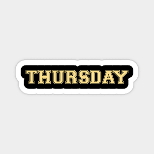 Luxurious Black and Gold Shirt of the Day -- Thursday Magnet