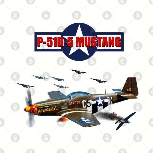 The Legendary P51D 5 Mustang Aircraft motormaniac by MotorManiac