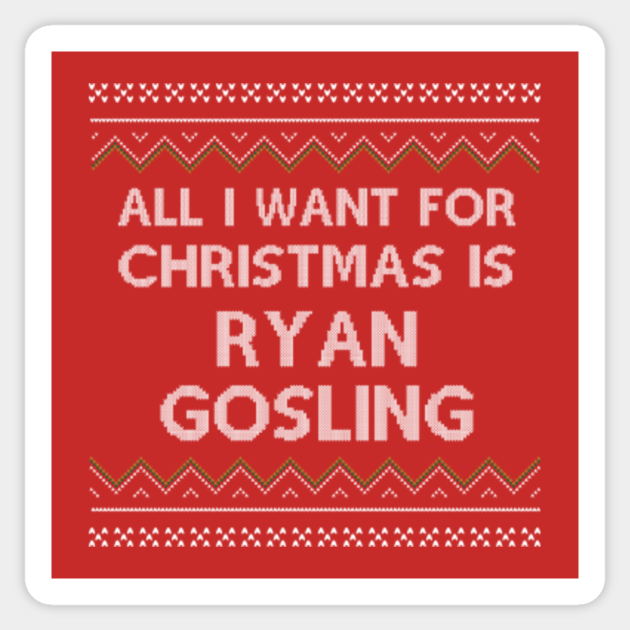 ryan gosling ugly christmas sweater