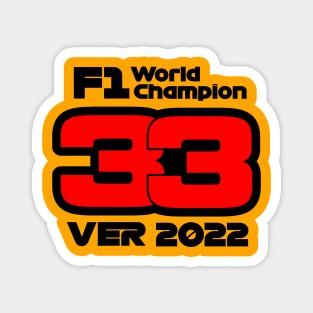 Max Verstappen 2022 Magnet