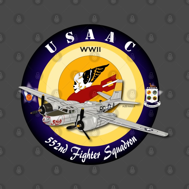 AAC - 552nd Fighter-Bomber Squadron WWII by twix123844